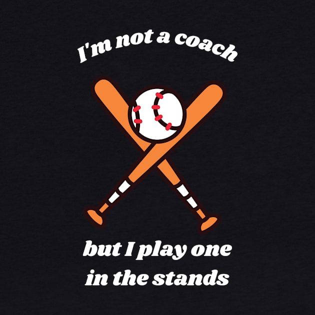 Funny Baseball Slogan 1 by Bfam POD Shop